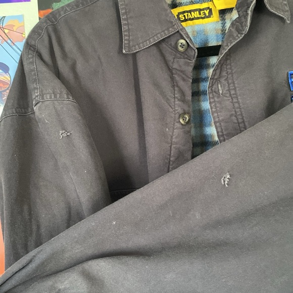 ⚡️Black Heavyweight Lined Work Shirt⚡️ - Picture 6 of 6